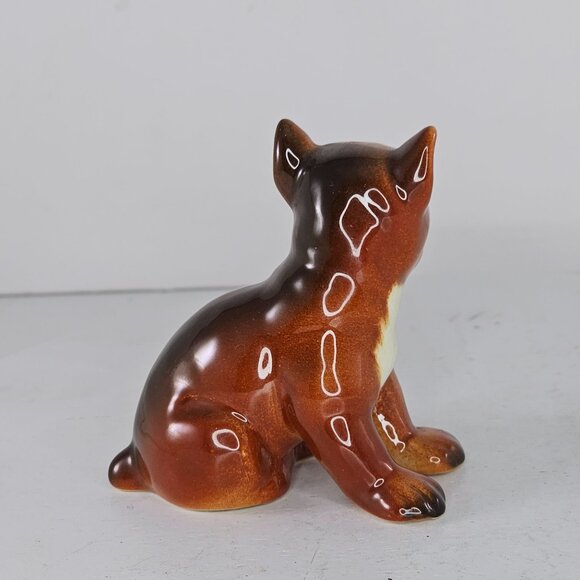 Vintage Goebel West Germany Ceramic Boxer Puppy Figurine Facing Left CH569/B - Picture 10 of 10